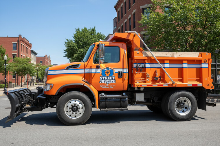 Public Works Trucks With Punny Department Names