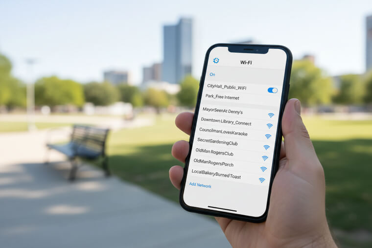 Municipal WiFi Networks Named After Local Gossip