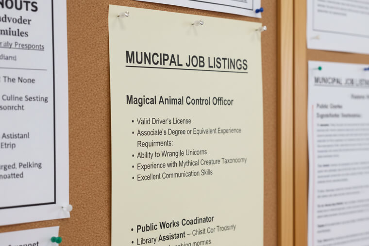 Municipal Job Listings With Suspicious Requirements