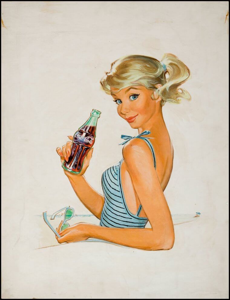 Vintage Coke Girls
