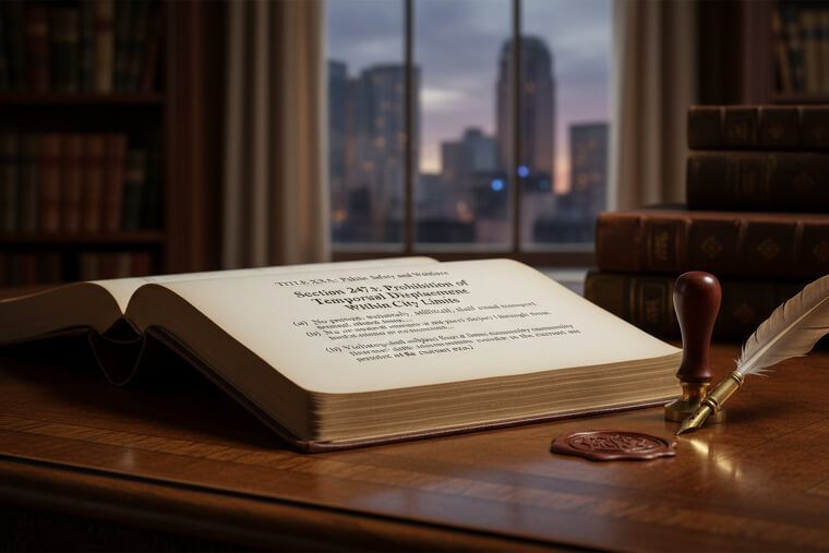 Ordinances That Technically Ban Time Travel