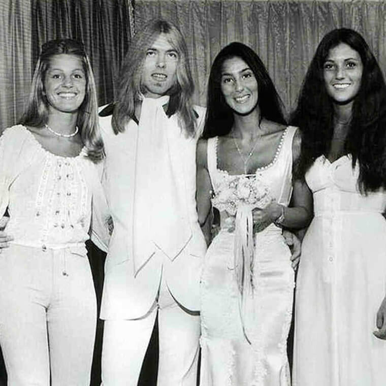 Cher and Gregg Allman, 1975: Wedding Took Place Just 3 Days After Her Divorce From Sonny Bono, and the Couple Divorced After 9 Days