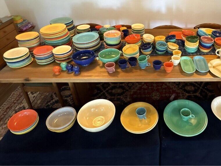 The Cheerful Fiesta Ware Dish Set