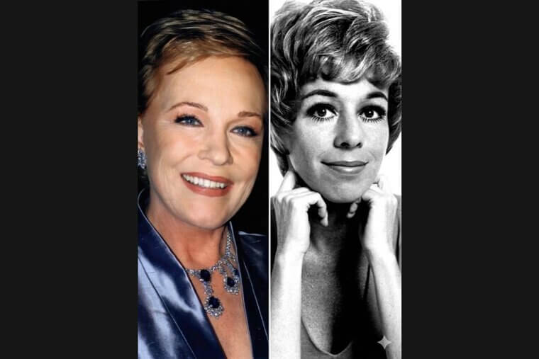 Julie Andrews & Carol Burnett: These variety rivals reportedly shared a soulmate level friendship
