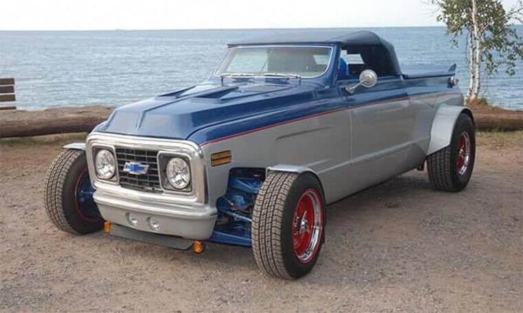 Classic Truck Meets Convertible in a Unique Fusion