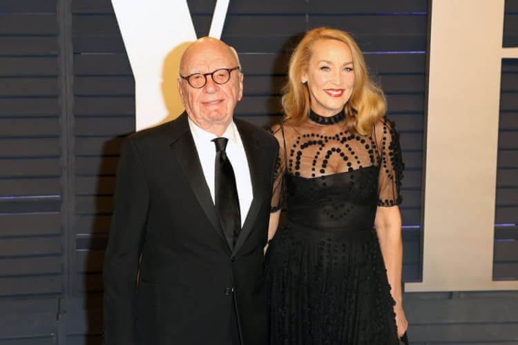 The Fleet Street Merger and a 25-Year Age Gap: Jerry Hall (59) and Rupert Murdoch (84)