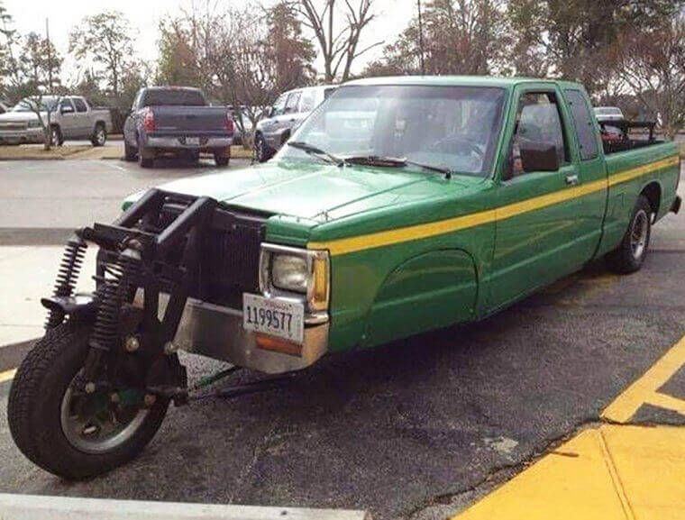 Three-Wheeled Wonder on the Road