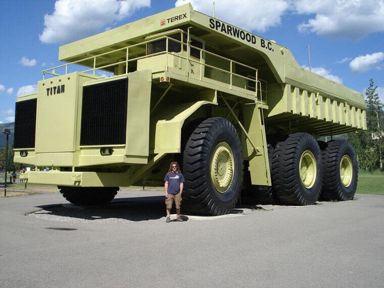Colossal Truck in Sparwood BC