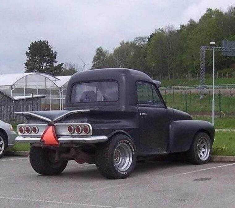 Pickup with a Twist of Classic Car Style