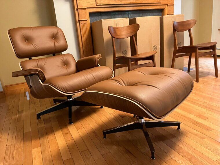 The Sleek Eames Rocking Chair