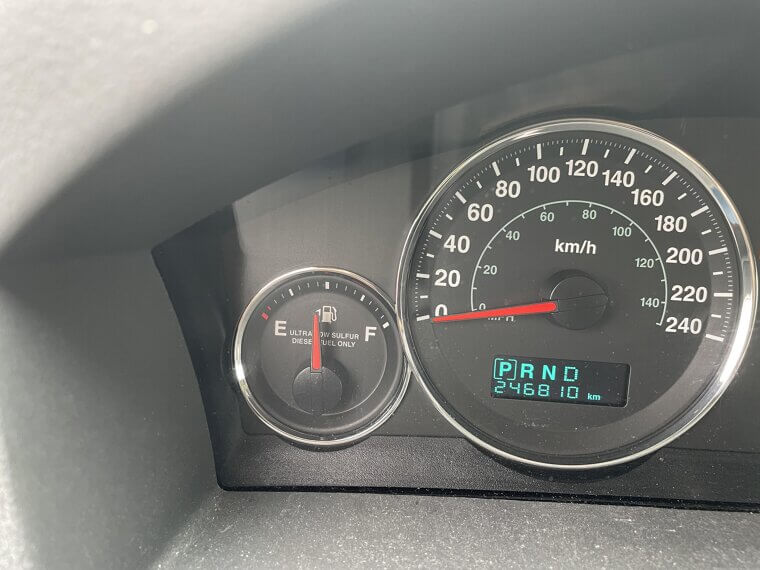 What is the exact mileage on the odometer today?
