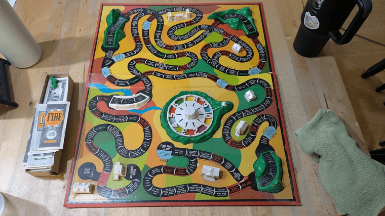 Vintage 1960s "The Game of Life"