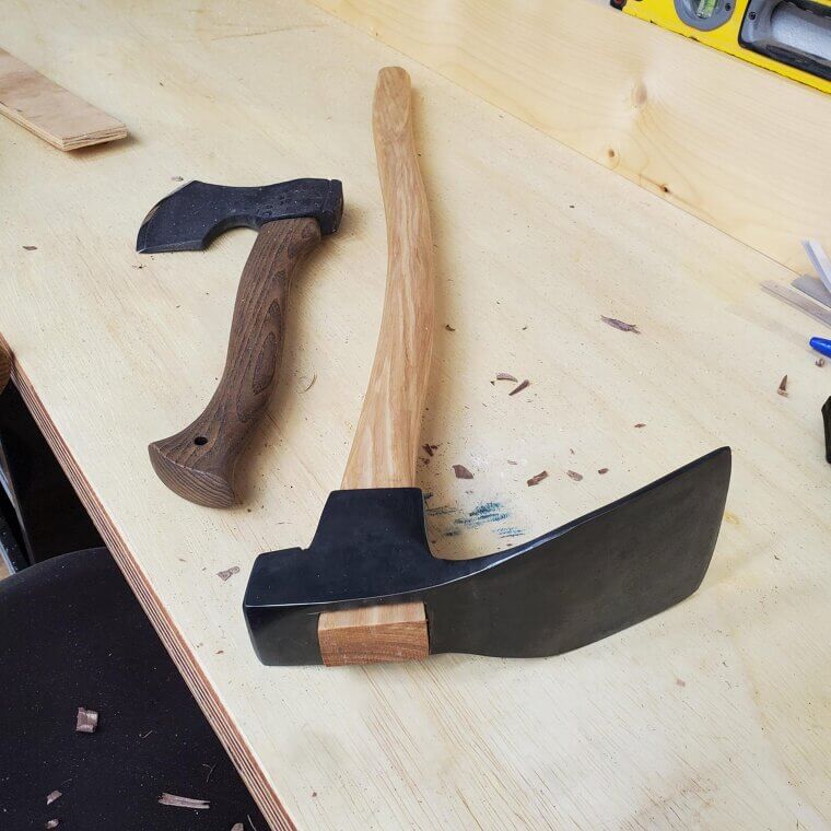 Antique Adzes Used in Timber Framing