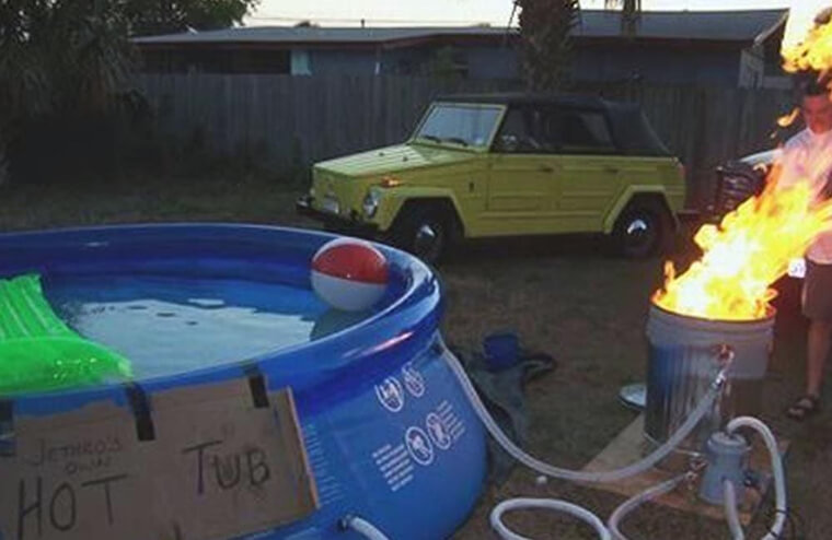 A Makeshift Jacuzzi