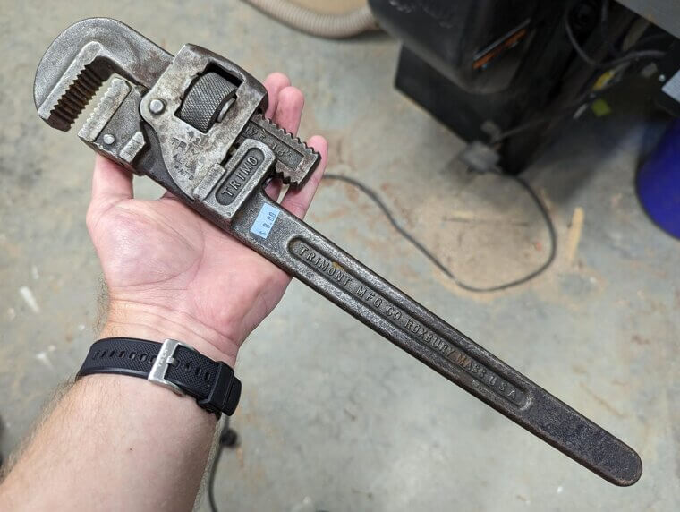 Old Pipe Wrenches From Stillson and Others