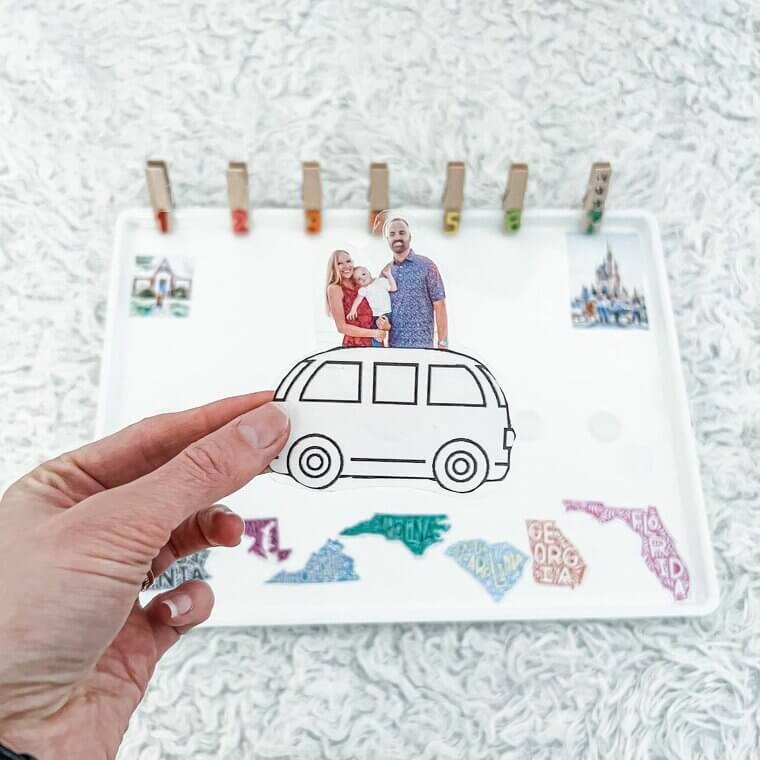 Create a Road Trip Map for the Children