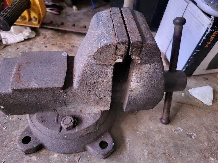 Cast Iron Bench Vises From Old Workshops