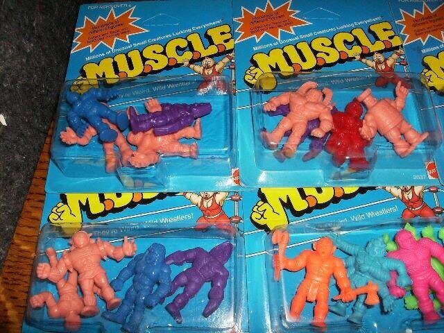 1980s M.U.S.C.L.E. Men Figures