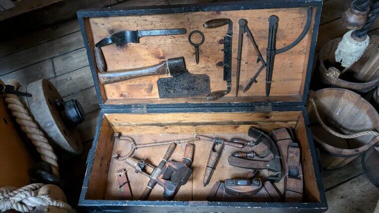 Antique Tool Chests Filled With Old Treasures