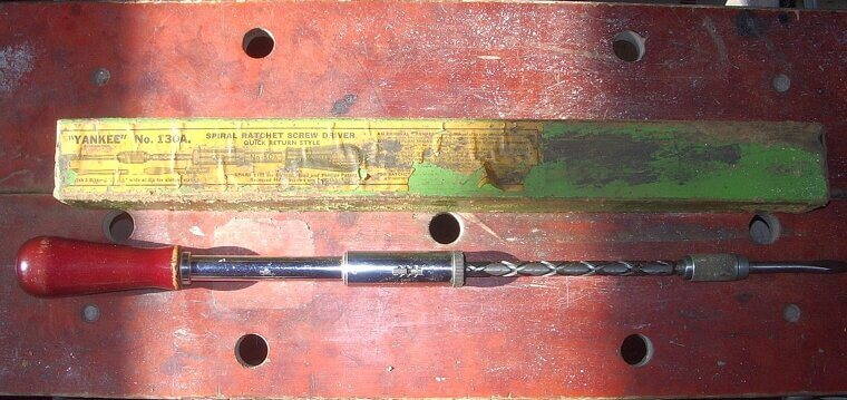 Old Yankee Spiral Ratchet Screwdrivers