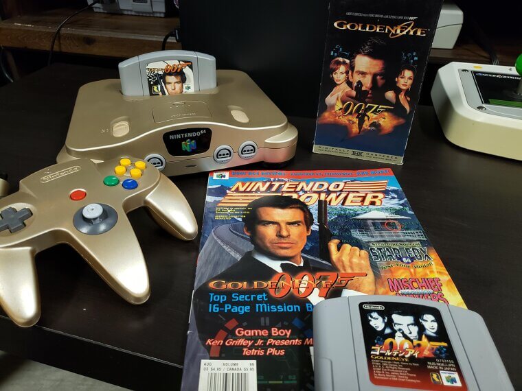 1990s "Golden" 007 Nintendo 64 Game