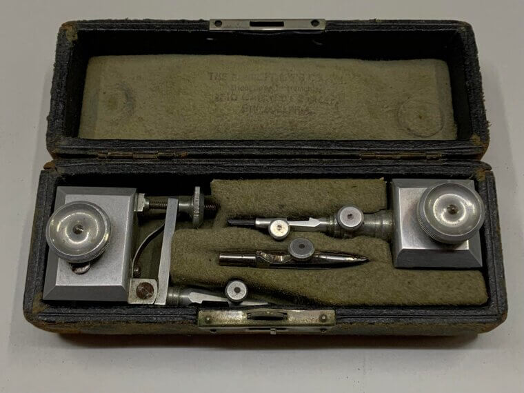 Antique Trammel Points for Layout Work