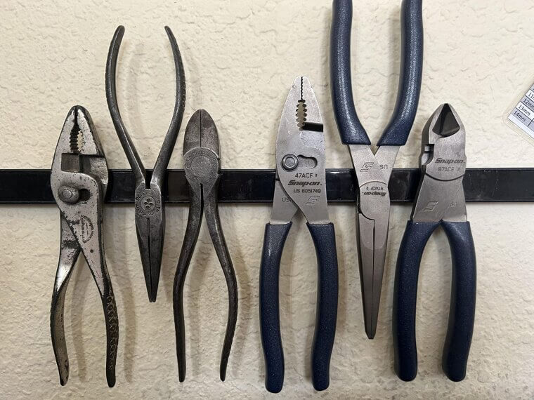 Old Pliers Sets From Craftsman and Snap-on