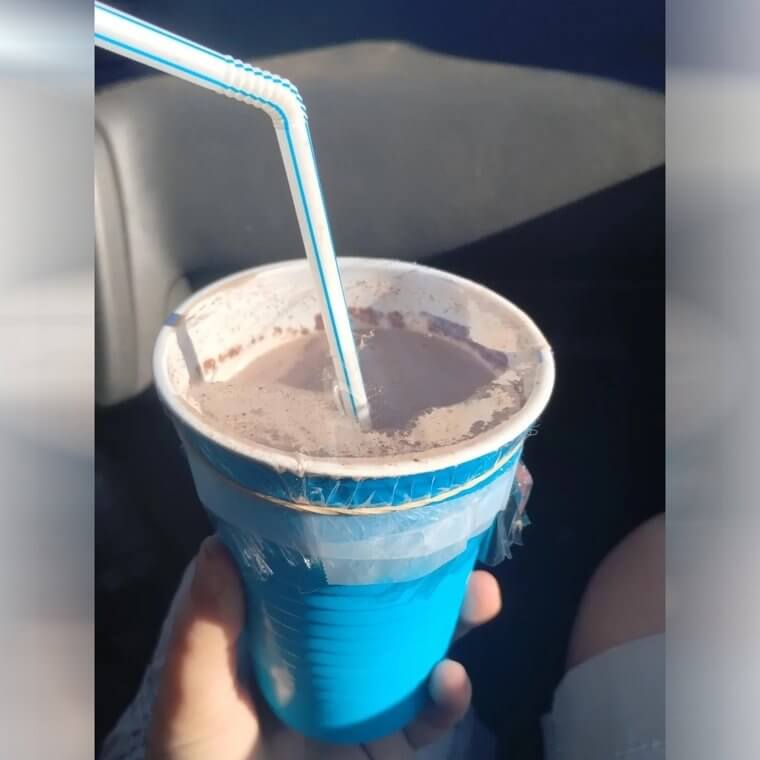 Cover Drinks With Plastic Wrap