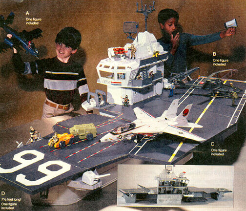 1980s G.I. Joe "USS Flagg" Aircraft Carrier