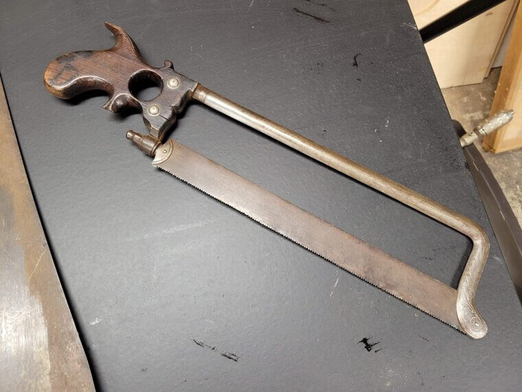 Vintage Hacksaw Frames With Turned Handles