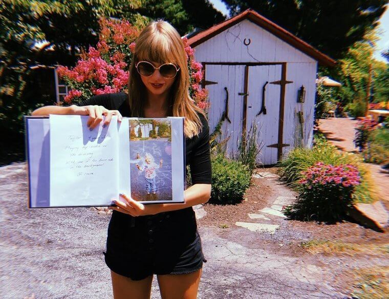 Taylor Liked to Write Novels From a Young Age